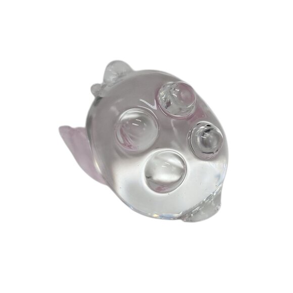 Penelope Flying Pig Miniature Glass Figurine With Pink Wings By Pier 1 Imports - Picture 11 of 11